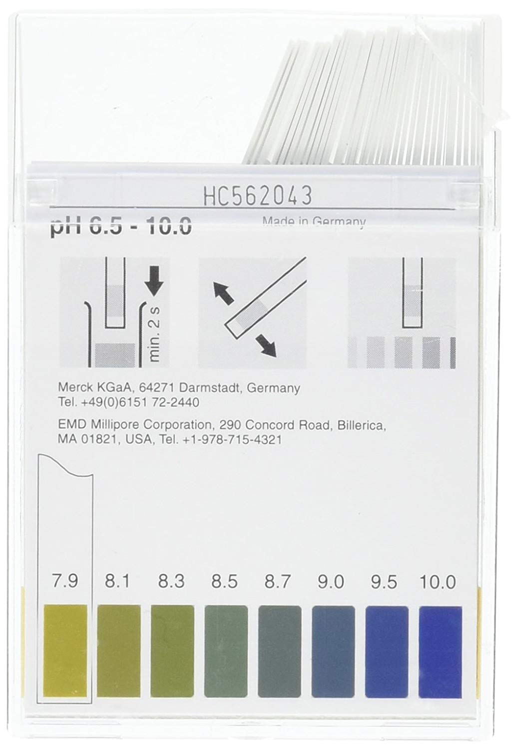 PH STRIPS / LANGUETTES DE PH