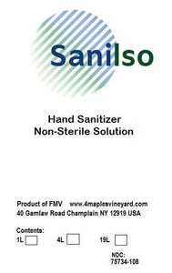 Désinfectant pour les Mains SANILSO™ - Approuvé par Santé Canada‎